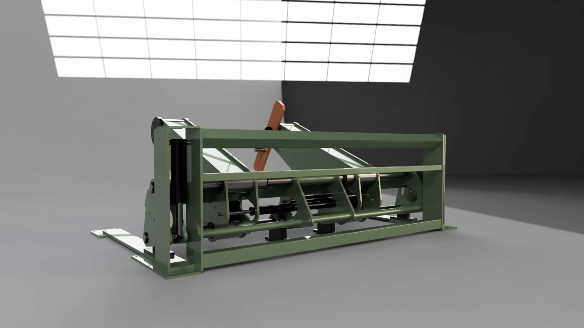 Bobinatore industriale GF - Dettaglio configurazione personalizzata sistema con sfondo